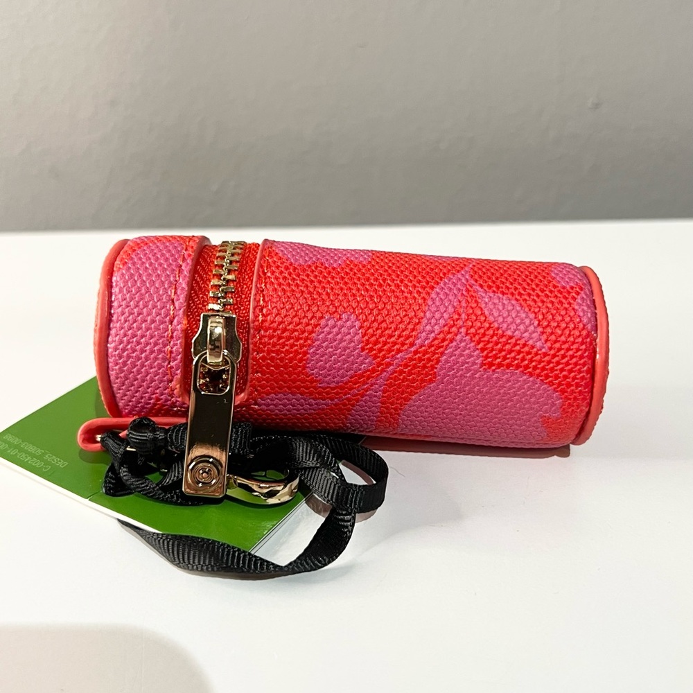 Kate Spade Coral Lipstick Holder with Gold Accent - Picture 2 of 2
